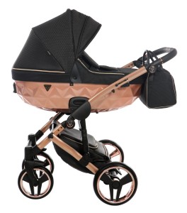 Wózek 2w1 Junama Diamond MIRROR  SATIN V2 kolor 02 FULL