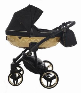 Wózek 2w1 Junama Diamond MIRROR  SATIN V2 kolor 03