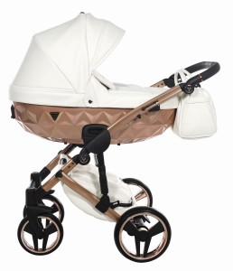 Wózek 2w1 Junama Diamond MIRROR  SATIN V2 kolor 05