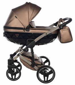 Wózek 2w1 Junama Diamond FLUO  V3 03 BROWN