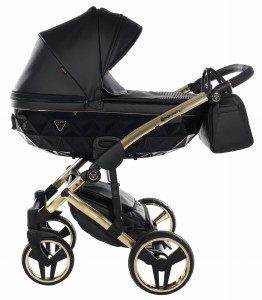 Wózek 2w1 Junama Diamond FLUO  V3 04 BLACK
