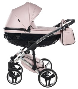 Wózek 2w1 Junama Diamond FLUO  V3 06 PINK