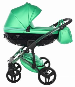 Wózek 2w1 Junama Diamond FLUO  V3 13 NEON GREEN