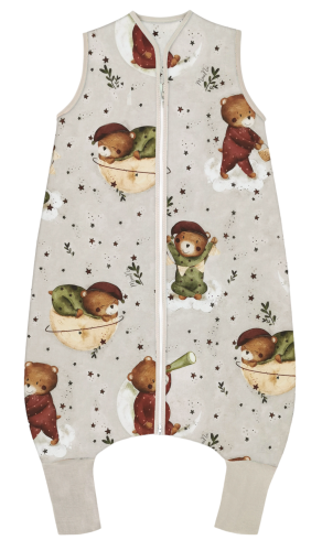 śpiworek do spania z nogawkami MIŚ NA KSIĘŻYCU.png