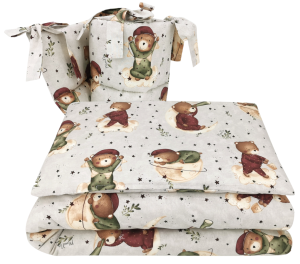 Pościel 3-elementowa Miś na księżycu MimiNu