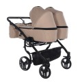 Wózek bliźniaczy Junama Duo 01 beige 04.jpg