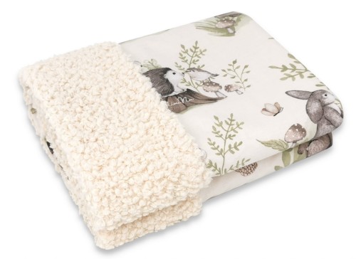 kocyk 70x100 baranek+bawełna SPOKOJNY LAS NATURAL.jpg