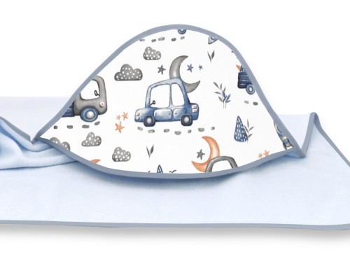 okrycie kąpielowe 100x100 SAMOCHODZIKI NIEBIESKIE-1.jpg