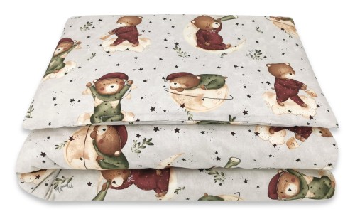 2 el zestaw pościeli z bawełna MIŚ NA KSIĘŻYCU PROJEKT.jpg