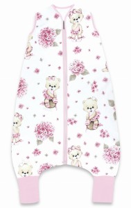 Śpiworek do spania z nogawkami 2.5 TOG MimiNu Baletnica Róż