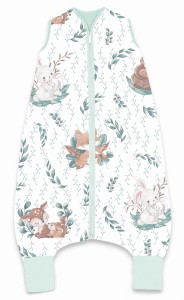 Śpiworek do spania z nogawkami 2.5 TOG MimiNu Lulu Natural