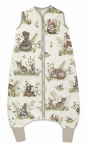 Śpiworek do spania z nogawkami 2.5 TOG MimiNu Spokojny Las Natural 