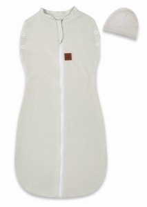 Otulacz śpiworek 2w1 TEDDY z czapeczką MimiNu SOFT BEŻ