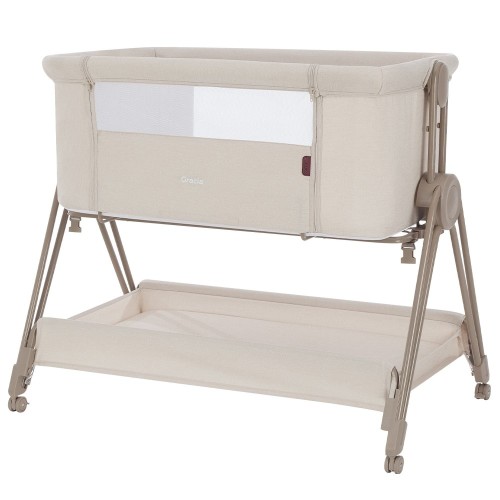 Łóżeczko dostawne Gracia CRL-16502 Linen Beige - 1.jpg