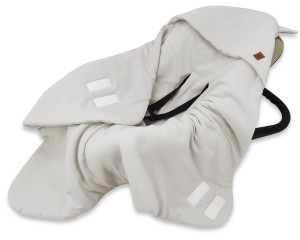 Otulacz do wózka i fotelika MimiNu SOFT SZARY