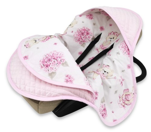 otulak kubełkowy velvet pikowany+bawełna BALETNICA RÓŻ L.jpg