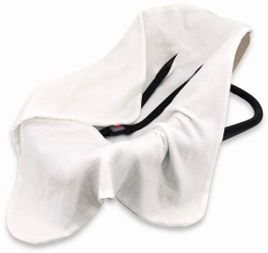 Otulacz kocyk letni MimiNu MUŚLINOWY 0.5 TOG ŚMIETANKA