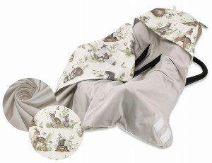 Otulacz MimiNu SPOKOJNY LAS NATURAL jersey 0.5 TOG