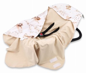 Otulacz MimiNu KRAINA CZARÓW BEŻ jersey 0.5 TOG