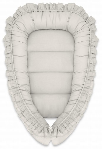 kokon niemowlęcy bawełna kolekcja ROYAL szary.jpg