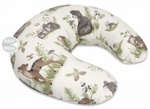 Poduszka do karmienia rogal MimiNu SPOKOJNY LAS NATURAL
