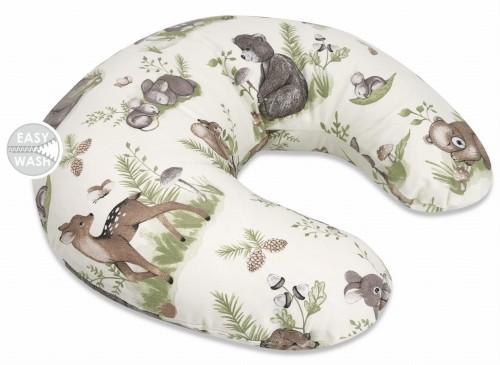 poduszka do karmienia bawełna SPOKOJNY LAS NATURAL.jpg