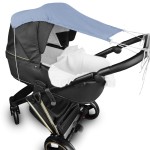 Daszek przeciwsłoneczny do wózka muślin JEANS