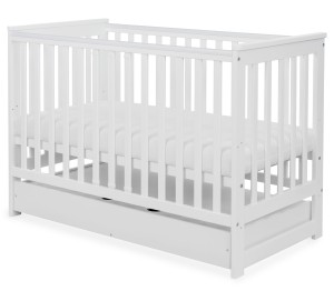 Łóżeczko - tapczanik z szufladą IWI białe YOONCO