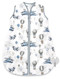 Śpiworek dla niemowląt  2.5 TOG MimiNu  AVI SAMOLOTY