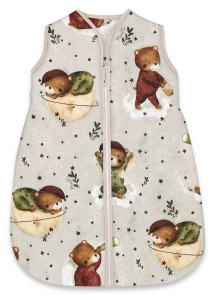 Śpiworek dla niemowląt  2.5 TOG MimiNu  AVI MIŚ NA KSIĘŻYCU