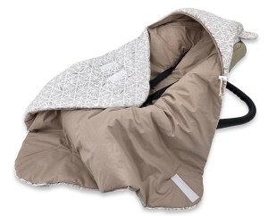 Otulacz ocieplany do fotelika PETALS AŻUR MimiNu