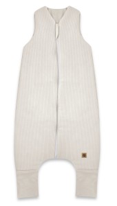 Śpiworek  do spania z nogawkam FLO 2.5 TOG MimiNu SOFT PRĄŻEK BEŻ