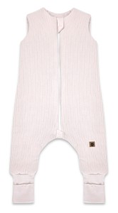 Śpiworek  do spania z nogawkam 2.5 TOG XS MimiNu SOFT PRĄŻEK PINK