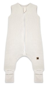 Śpiworek  do spania z nogawkam 2.5 TOG XS MimiNu SOFT PRĄŻEK BEŻ