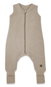 Śpiworek  do spania z nogawkam 2.5 TOG XS MimiNu SOFT PRĄŻEK MOKKA