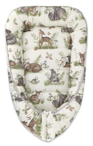 Kokon niemowlęcy MimiNu SPOKOJNY LAS NATURAL