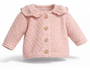 Sweterek włóczkowy dziewczęcy PINK 92 cm