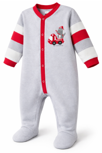 Piżamka pajacyk STRAŻAK Nicol rozmiar 92 cm