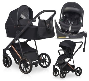 Wózek 4w1 Riko Velar MAGMA + Buz Pro + baza obrotowa