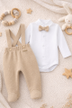 komplet półśpioszki na szelakach body elegant beż 7.png