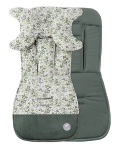 Wkładka z motylkiem do wózka spacerowego MIU-MIO KWIATUSZKI GREEN