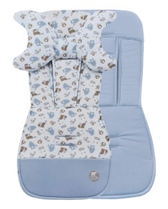 Wkładka z motylkiem do wózka spacerowego MIU-MIO MIŚ BLUE