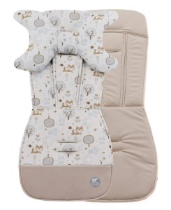 Wkładka z motylkiem do wózka spacerowego MIU-MIO LISEK BEIGE