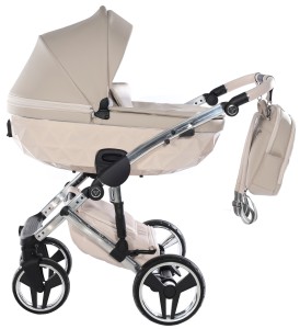 Wózek 2w1 Junama Diamond FLUO BEIGE