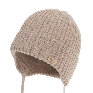 Czapka niemowlęca merino BOY 40-42 brąz GLINT