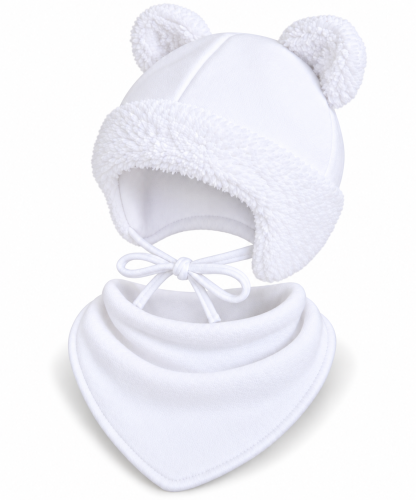 komplet zimowy polar biały czapka apaszka bez aplikacji 1.png