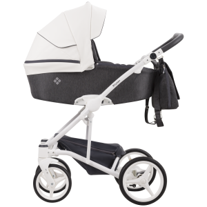 Wózek 2w1 Bebetto TORINO biały stelaż